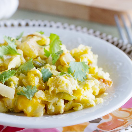 Poblano Chile Scramble