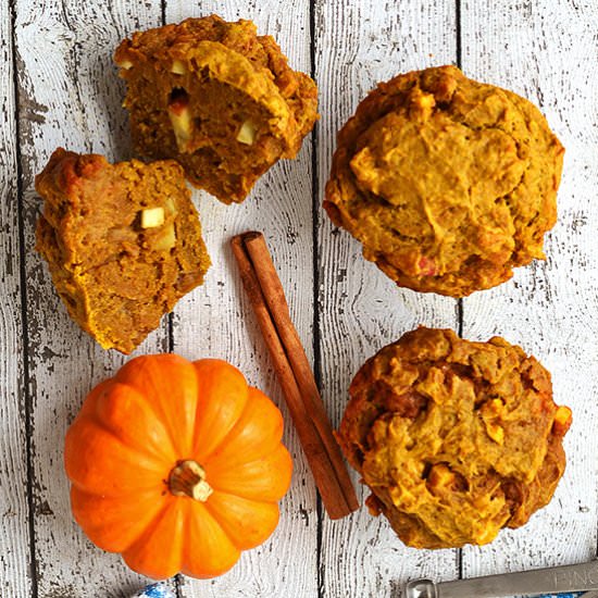 Pumpkin-Apple Spice Muffins