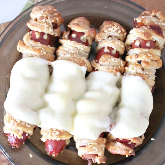 Cheesy Mummy Dogs