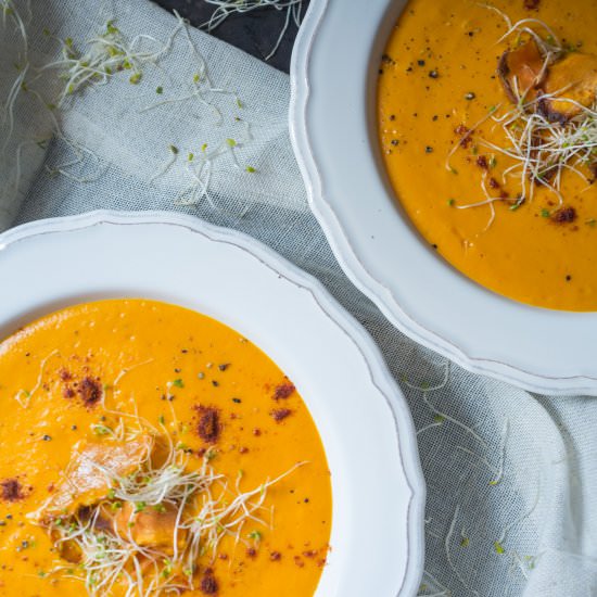 Sweet Potato and Bell Pepper Soup