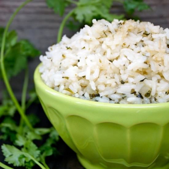 Coconut Cilantro Rice