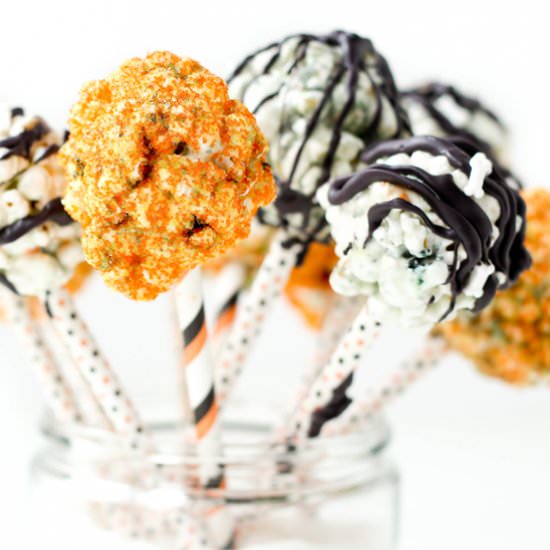 Halloween Popcorn Pops