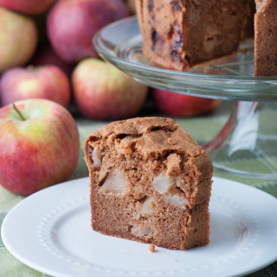 Apple Spice Cake with Apple Pieces