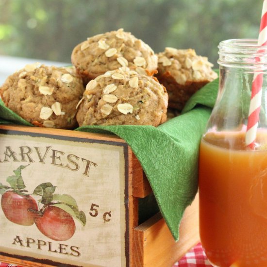 Apple Zucchini Muffins