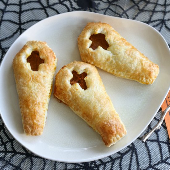 Pumpkin Pie Puff Pastry Coffins