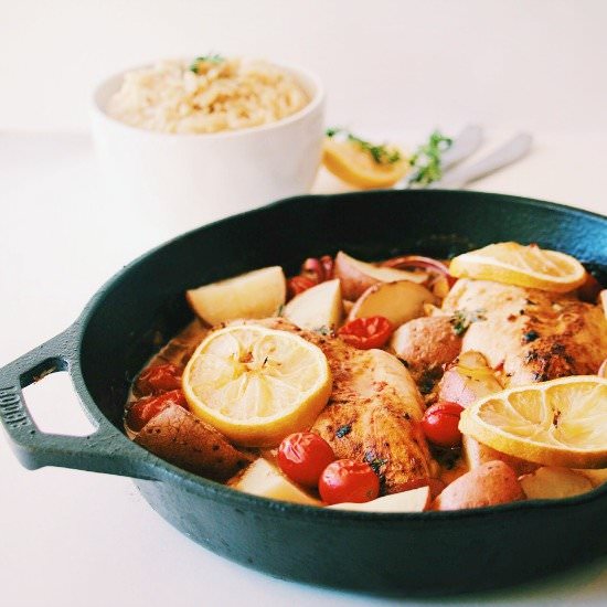 Garlic Butter Chicken Bake