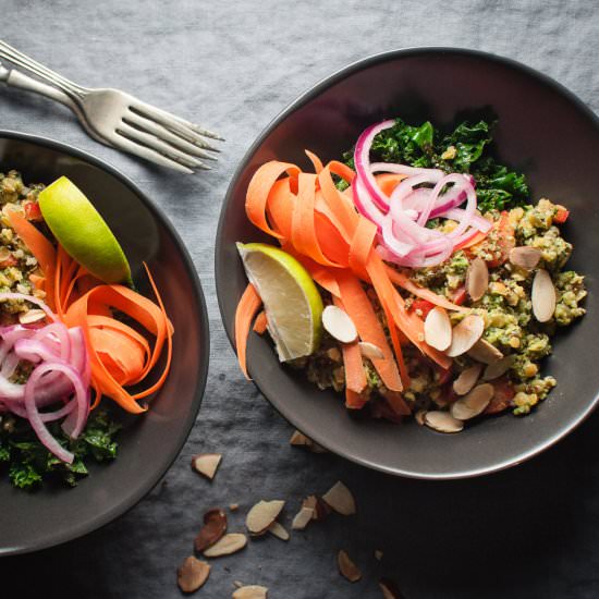 Thai Pesto Lentil Bowl