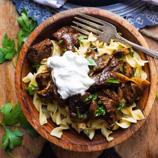 Pot Roast Stroganoff