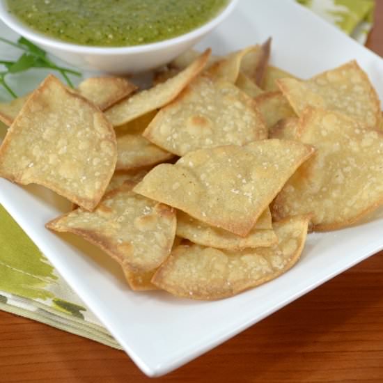 Homemade Baked Tortilla Chips