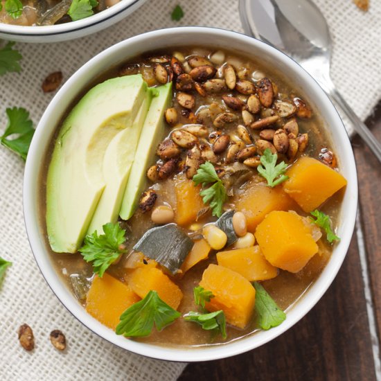 White Bean Butternut Squash Chili