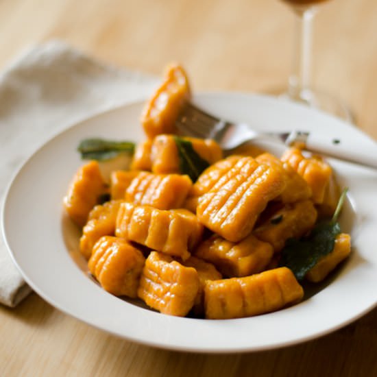 Sweet Potato Pumpkin Gnocchi