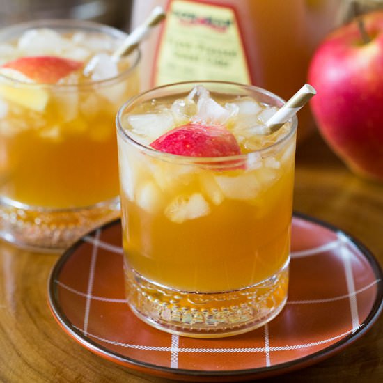 Bourbon Apple Cider Cocktail