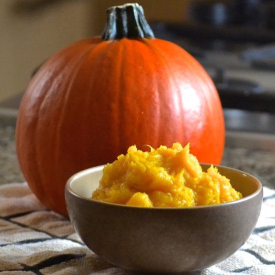 Homemade Pumpkin Purée