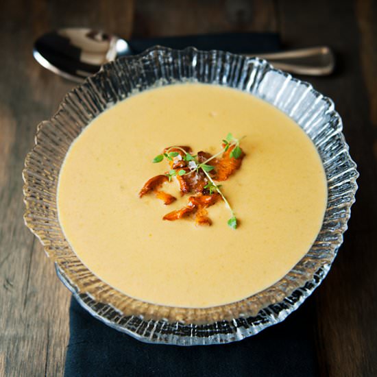 Cream of Chanterelle Mushroom Soup