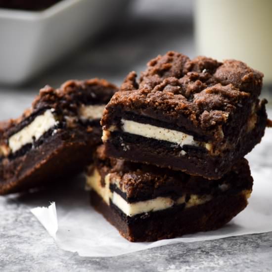 Cookies & Cream Cheesecake Brownie