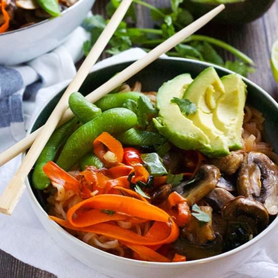 Chili Lime Thai Noodle Bowl