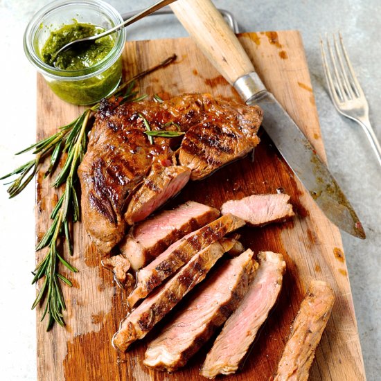 Best marinated rib-eye steak