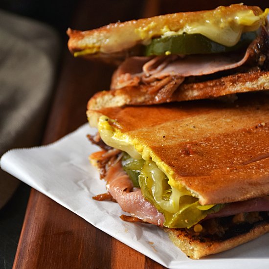 Pulled Pork Cuban Sandwich