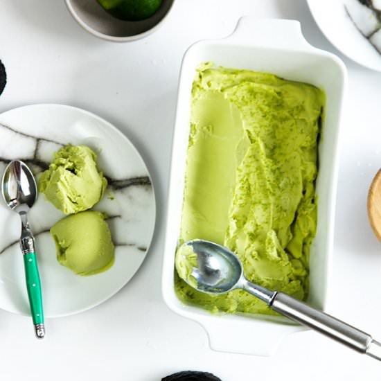 Avocado Lime Ice Cream