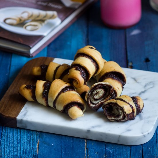 Healthy Chocolate Rugelach