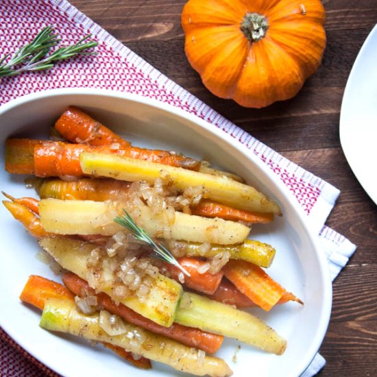 Honey Ginger Glazed Carrots