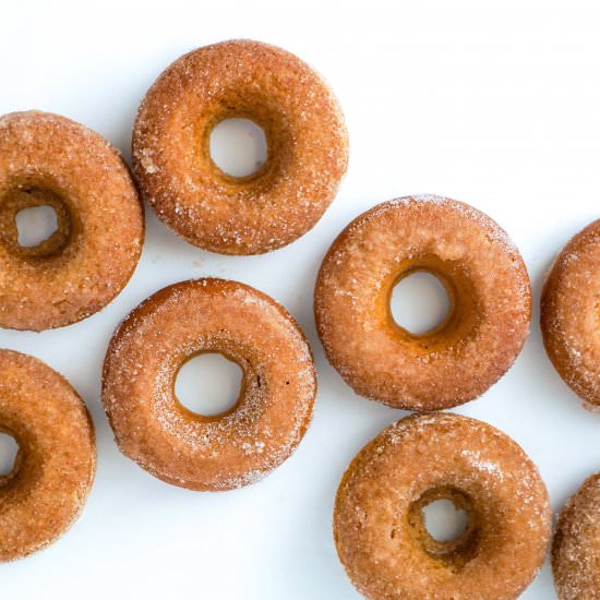 Baked Cinnamon Sugar Donuts