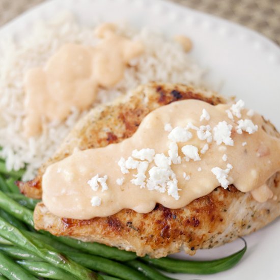 Grilled Chicken with Sauce