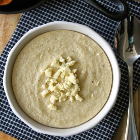 Smoky Blue Cheese Grits