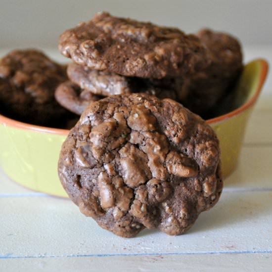 Chocolate truffle hemp cookies