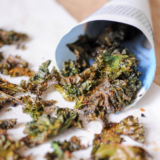 Pepper Kale Chips