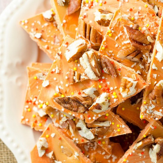 Pumpkin Butterscotch Bark