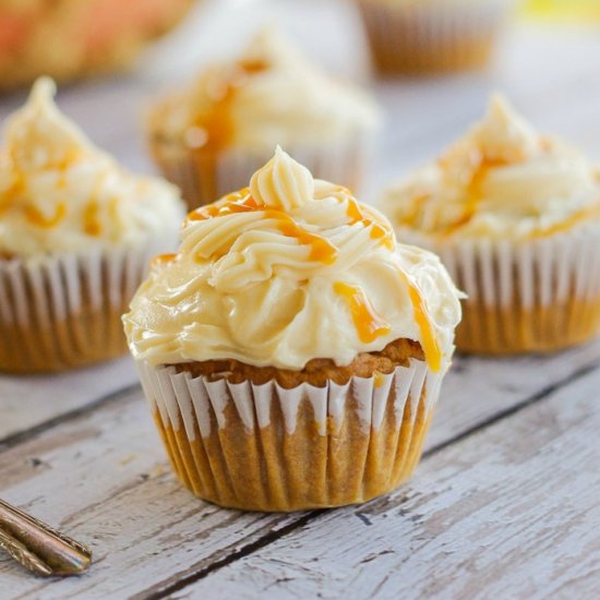 Harvest Pumpkin Cupcakes