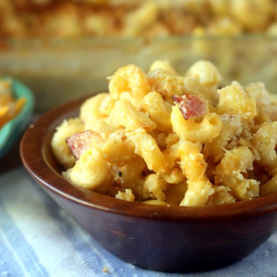 “Big Kid” Cavatappi Mac and Cheese