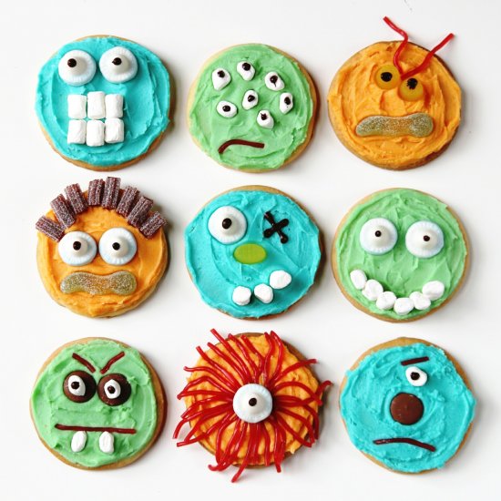 Halloween Monster Cookies