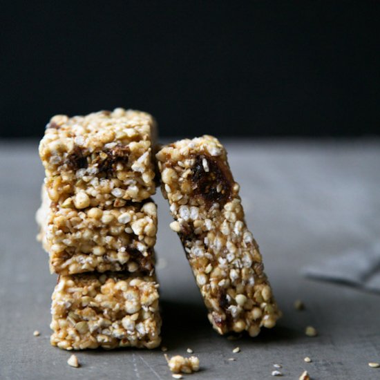 Tahini, Sesame & Fig Bars