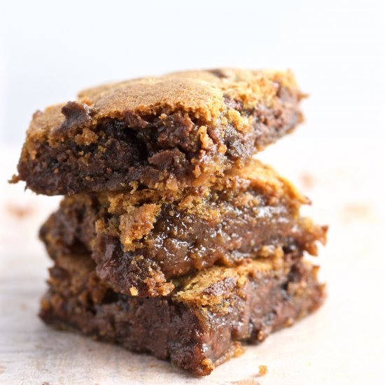 Chocolate Chip Nutella Blondies