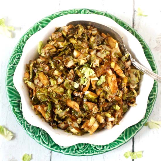 Balsamic Shredded Brussels Sprouts