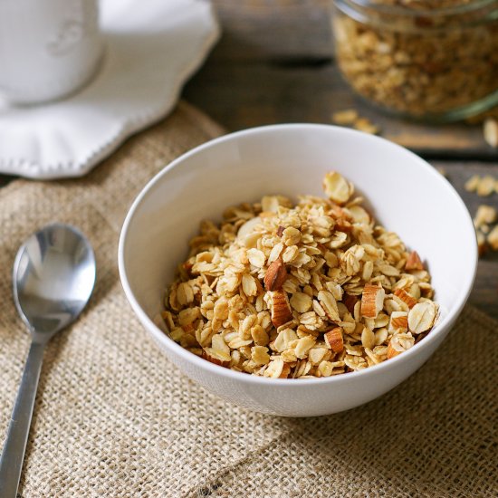 Honey, Almond, and Coconut Granola