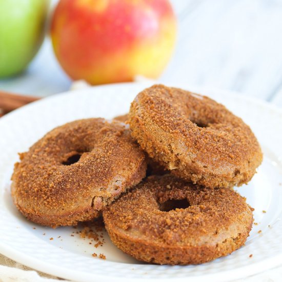 Spiced Apple Cider Baked Donuts