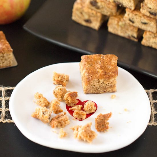 Apple Cinnamon Raisin Bars