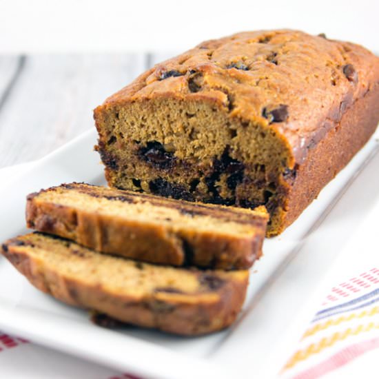 Chocolate Chip Pumpkin Bread