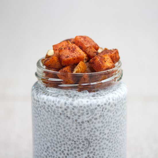 Chia Pudding with Sweet Potato