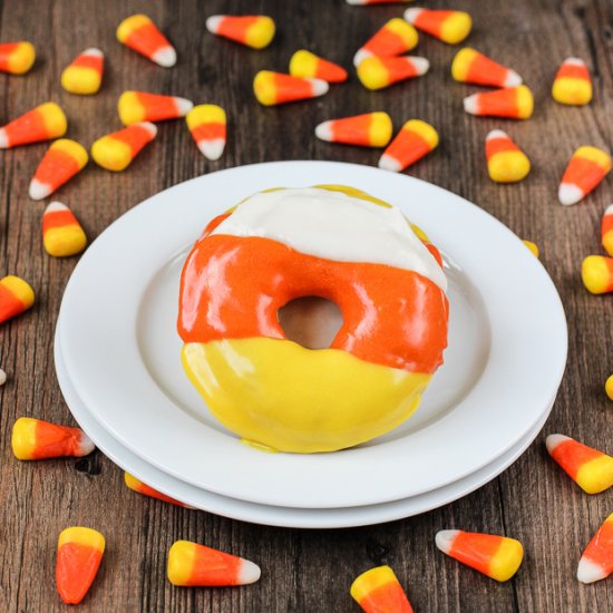 Candy Corn Donuts