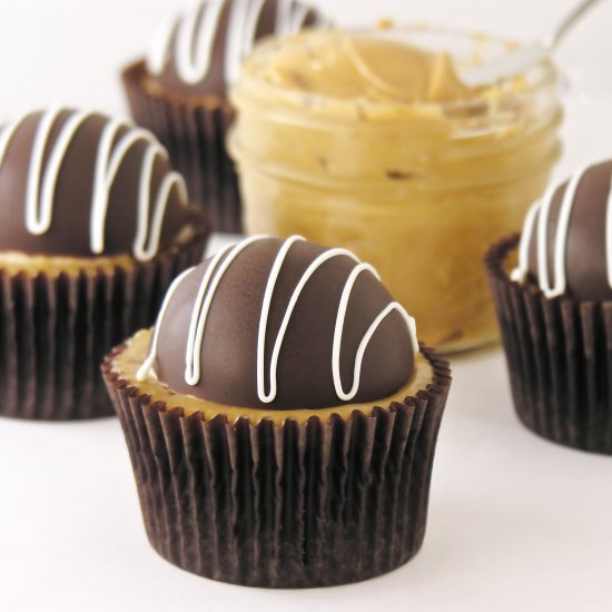 Peanut Butter Bomb Cupcakes