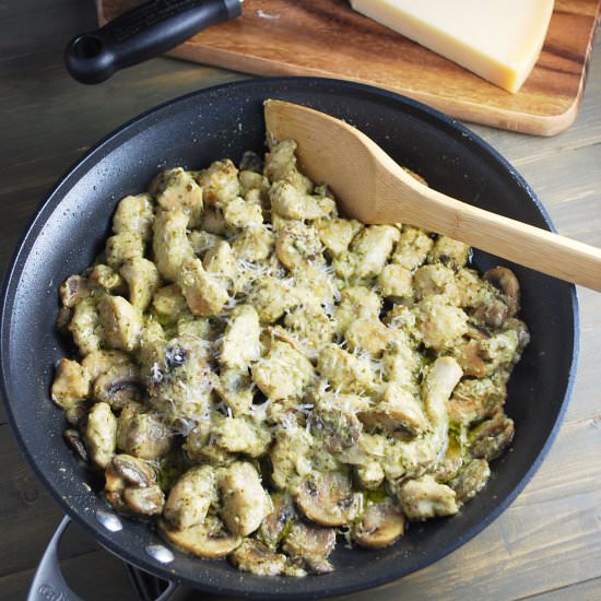 Skillet Pesto Chicken