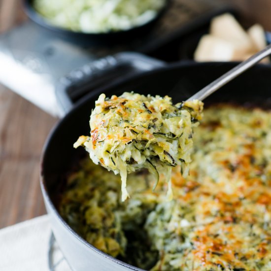 Zucchini & Wild Rice Gratin