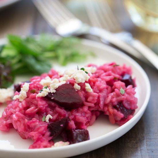 Beetroot Risotto for Breast Cancer