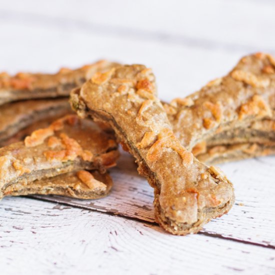 Liver Kale Cheesy Dog Treats