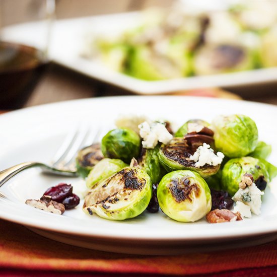 Blue Cheese & Brussels Sprout Salad