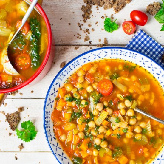 Italian Garbanzo Bean Soup